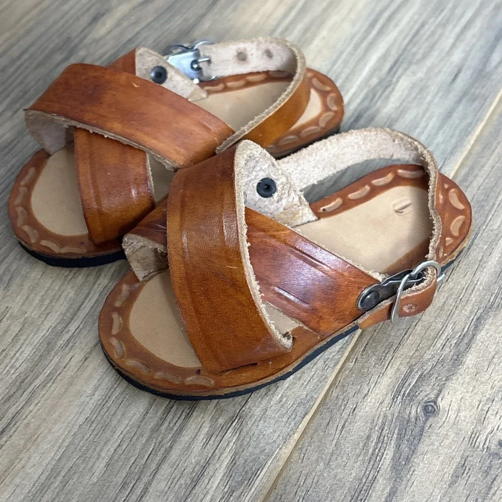 Lot Of 3 Baby Sandler / Western Boots Size 0-3 Month Mixed Styles And Brands EUC